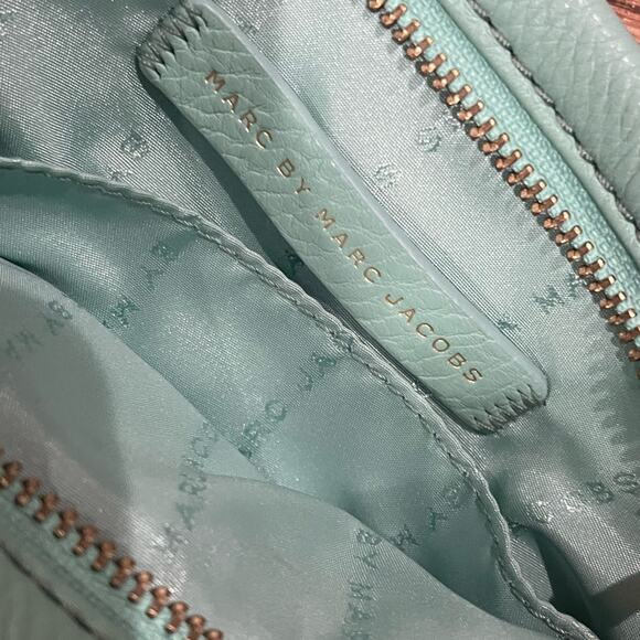 MARC JACOBS Mint Pebbled Leather Classic Q Percy Crossbody Bag - Picture 8 of 8